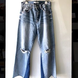 MOUSSY Jeans - Flare Straight, Size 25